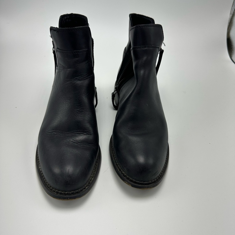 Franco Sarto Black Ankle Boots